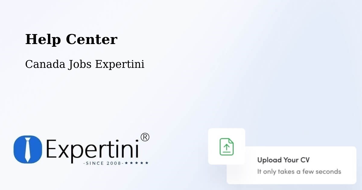 Help Center - Canada Jobs Expertini
